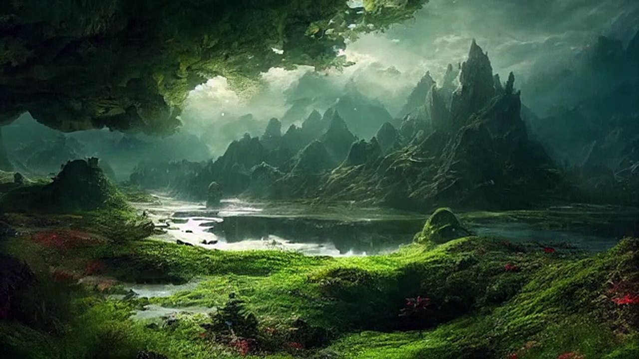 On VALLEY  Meditation Feel !! Fantasy Ambient Journey I Ethereal Relaxing Music I