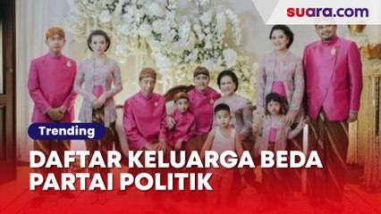 Daftar Keluarga Beda Partai Politik Seperti Jokowi-Kaesang: Ada Soeharto
