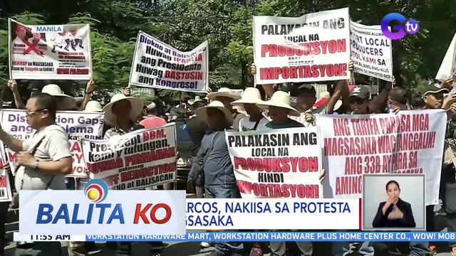 Ilang grupo ng mga magsasaka, nagprotesta sa tanggapan ng Dept. of Finance | BK