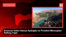 Erzincan Valisi Hamza Aydoğdu ve Protokol Mensupları Rafting Yaptı