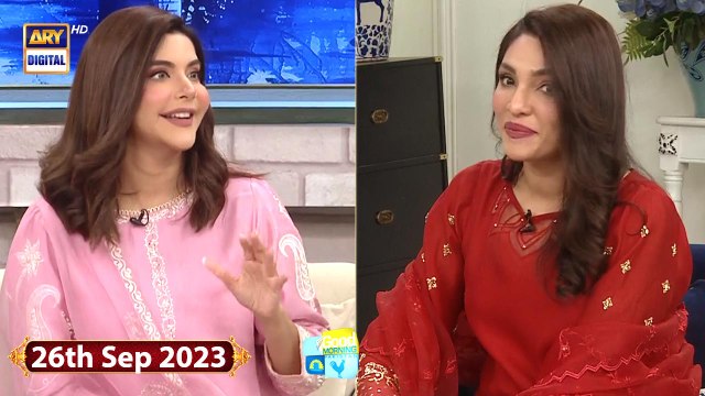 Good Morning Pakistan | Zhalay Sarhadi | Nida Mumtaz | 26th September 2023 | ARY Digital
