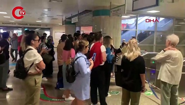 Son dakika... Yenikapı-Hacıosman Metro Hattı'nda arıza