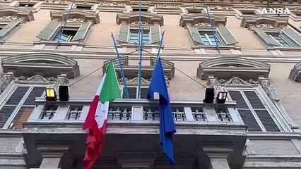 Napolitano, camera ardente in Senato, La Russa arriva per i preparativi