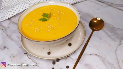 Crema de Zanahoria - Disfrutando de la Dieta