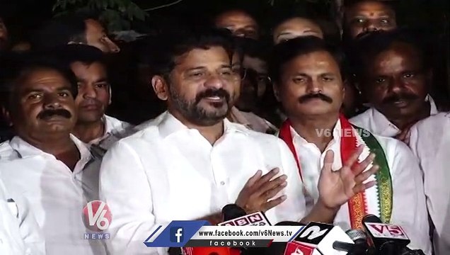 Revanth Reddy Comments On BRS MLA Pailla Shekar Reddy | Kumbam Anil Kumar Reddy Joins Congress | V6