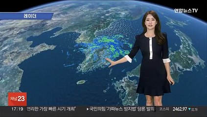 [날씨] 내일까지 중부, 경북 비…동해안 최대 70mm