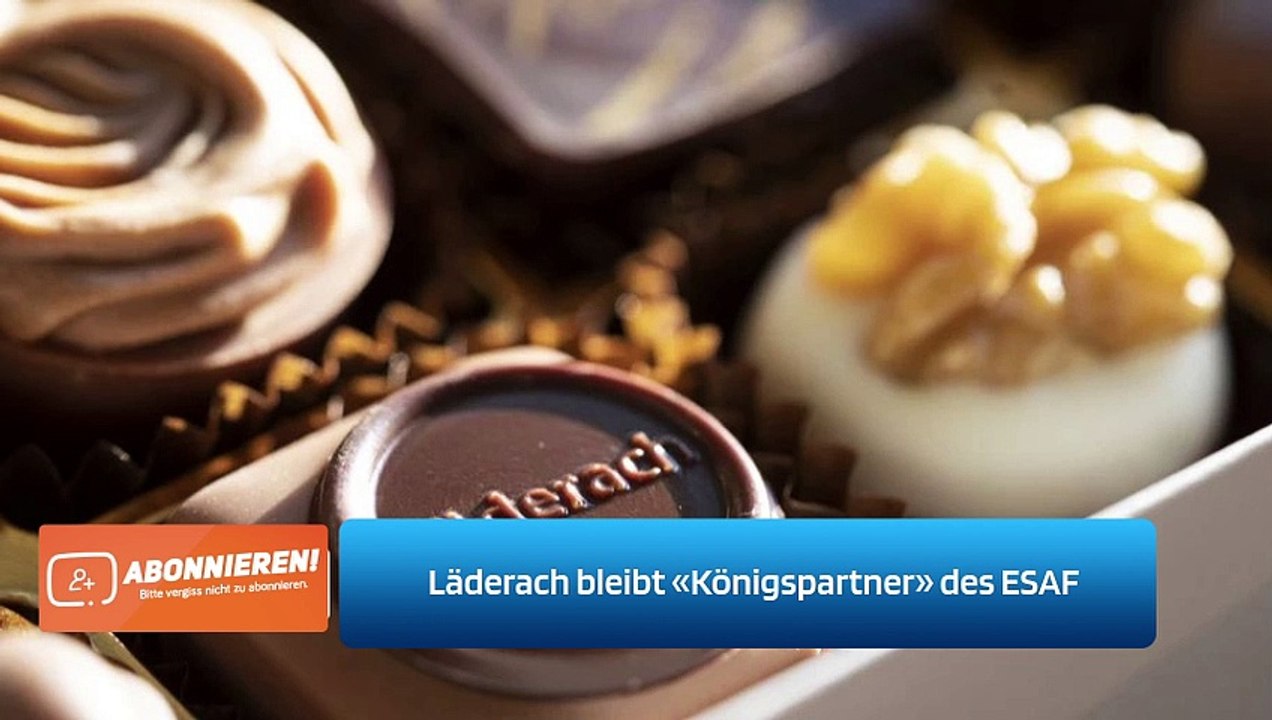 Läderach bleibt «Königspartner» des ESAF