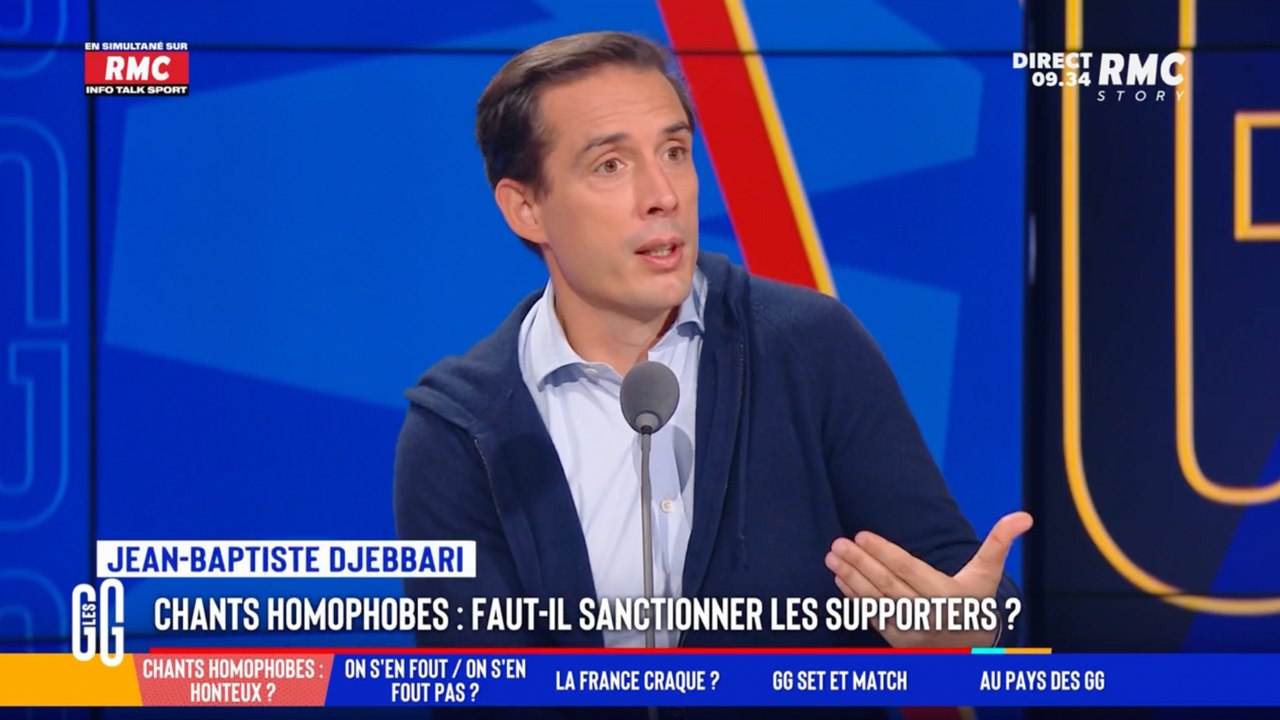 "Le supporter de rugby boit cinq fois plus de bière et..."  : Jean-Baptiste Djebbari balance sur les chants homophobes dans le foot