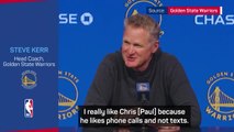'Chris Paul understands how to win' - Kerr