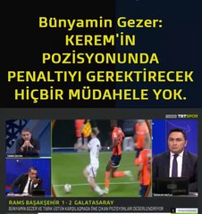 Başakşehir-Galatasaray maçındaki skandal penaltı kararı