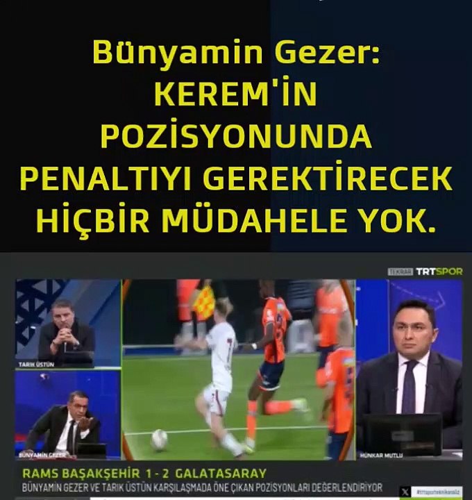 Başakşehir-Galatasaray maçındaki skandal penaltı kararı
