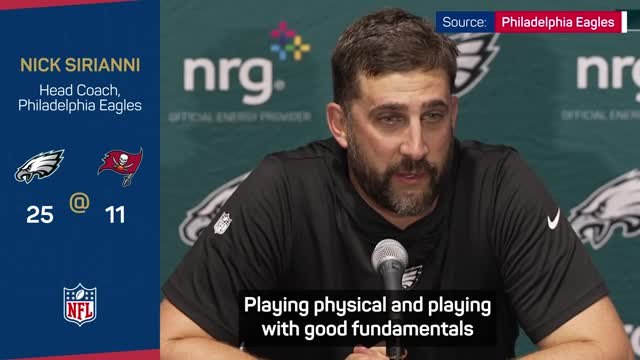 Sirianni praises 'good fundamentals' as Eagles continue perfect start