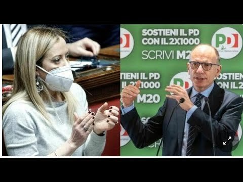 Giorgia Meloni ed Enrico Letta, confronto in Senato sul tem@ delle «libertà a rischio»