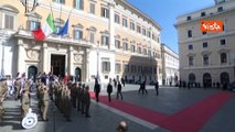 Funerali Napolitano, l'arrivo del Presidente Mattarella
