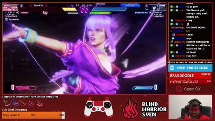 El streamer ciego BlindSven consigue llegar a Master en Street Fighter 6
