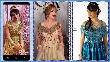 Algerian dress  ❤❤   بالزهور والورود تصديرة العروس السطايفية