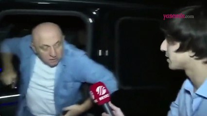 Sinan Engin'den çirkin hareket! Genç muhabirle konuşurken...