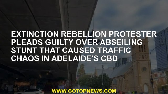 Extinction Rebellion protester pleads guilty over abseiling stunt that caused traffic chaos in Adela