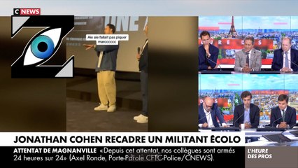 [Zap Télé_2] Jonathan Cohen recadre sèchement un militant écologiste (26/09/23)