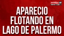 Apareció flotando en un lago de Palermo y aún no se sabe quién es