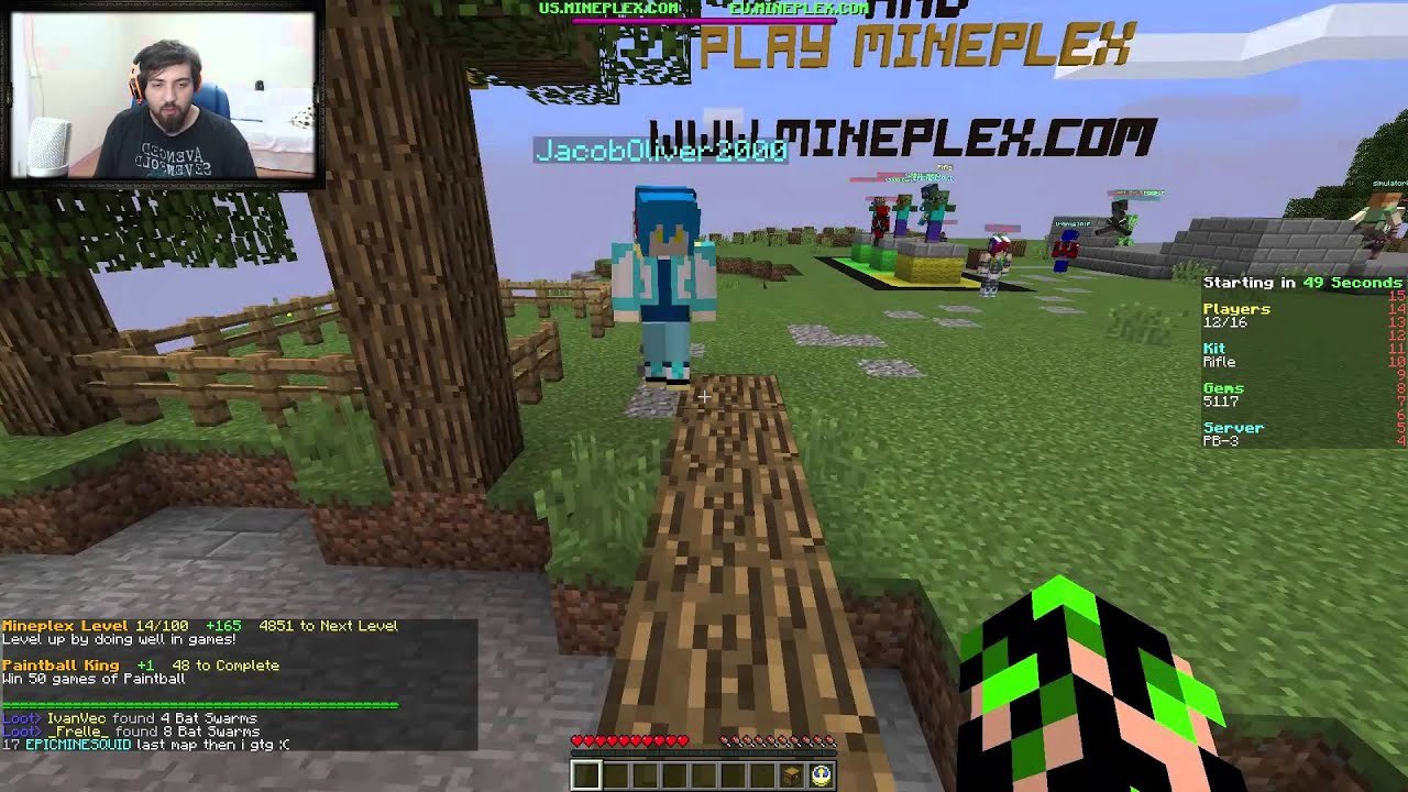 Minecraft Boya Tabancası(PaintBall) Minigames