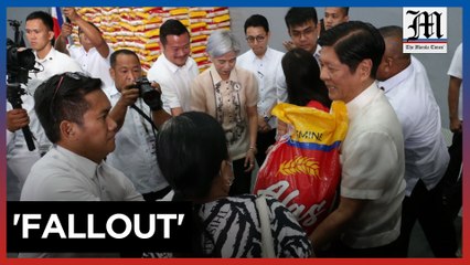 Marcos distributes smuggled rice to DSWD 4Ps beneficiaries