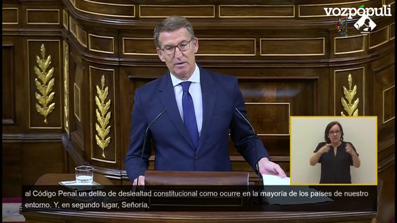 Feijóo anuncia un delito de deslealtad institucional y ampliación de las penas de malversación