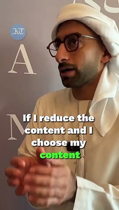 Anas Bukhash, host of #ABTalks discusses how to break free of detrimental online consumption at the Youth Media Forum