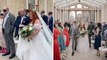Bride who lost sight blindfolds wedding guests in emotional ceremony: ‘Walk in my shoes’
