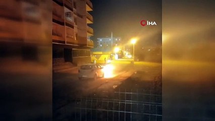 Şanlıurfa'da seyir halindeki otomobil alev aldı