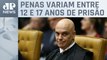 Alexandre de Moraes vota pela condenação de mais cinco réus pelo 8 de Janeiro