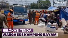 Pemkot Jakut Relokasi Tenda Warga Eks Kampung Bayam di Depan JIS