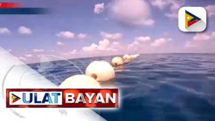 PCG, nanindigan sa pag-alis ng floating barrier na nilagay ng China sa Scarborough Shoal