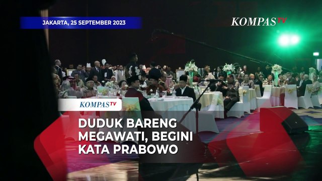 Tanggapan Singkat Prabowo Subianto Soal Duduk Semeja dengan Megawati