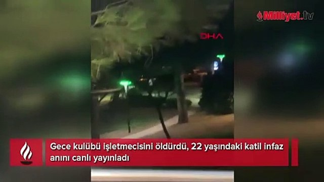 Gece kulübü işletmecisini öldürdü! 22 yaşındaki katil infaz anını canlı yayınladı