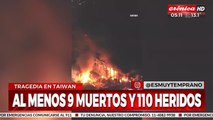Impactante incendio consume por completo una fábrica y deja varios muertos
