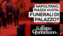 Napolitano, piazza vuota. funerali di Stato o di palazzo? La diretta con Gomez e D'Esposito