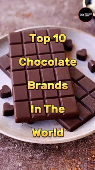 Top 10 Chocolate Brands In The World  #shorts