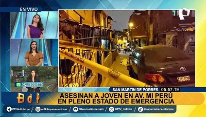 Asesinato en el Callao: matan a joven cuando iba a la casa de su novia en Mi Perú