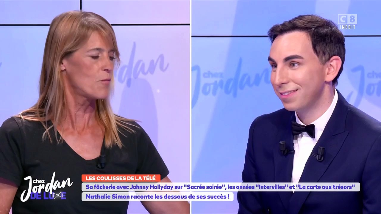 Nathalie Simon évoque son rapprochement avec un acteur américain culte dans l'émission "Chez Jordan" sur C8