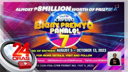 P100,000 pang-negosyo package, napanalunan ng 8 Kapuso sa Kapuso Bigay Premyo Panalo Season 7 | 24 Oras