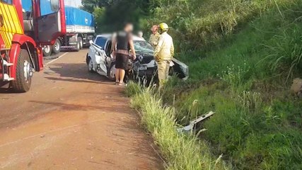 Veículo carregado com drogas se envolve em acidente na BR-467 durante perseguição policial