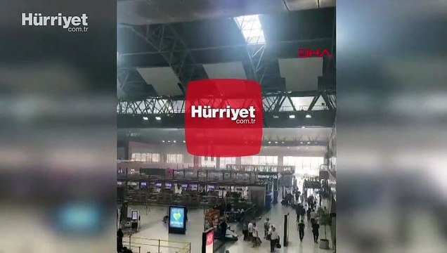 Sabiha Gökçen'de duman paniği: Kısa sürede kontrol altına alındı