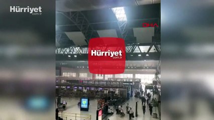 Sabiha Gökçen'de duman paniği: Kısa sürede kontrol altına alındı