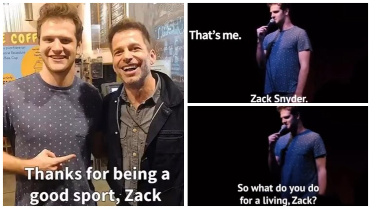 Zack Snyder roasted by a comedian who didn't recognize him Vidéo
