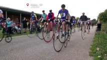 Watch: UK's Penny Farthing bike race