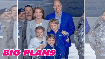 Prince William plans a trip abroad with his children George, Charlotte, and Louis