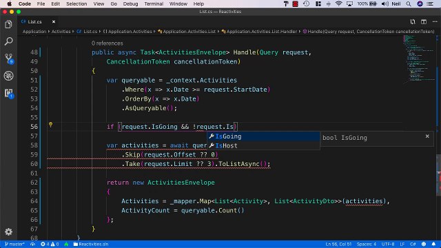 Paging, Sorting and Filtering (Legacy) - Filtering our Activity List in the API