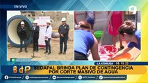 Sedapal expone plan de contingencia: VMT, SJM, VES y Chorrillos no tendrán agua hasta por 96 horas