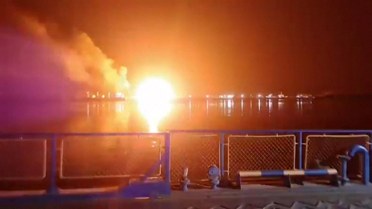 Ukraine : une attaque russe de drones filmée par un volontaire d’une ONG à la frontière avec la Roumanie